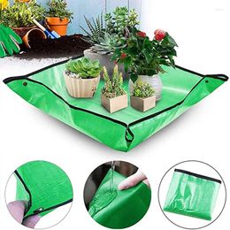 Planters Waterproof Repotting Square Mat Balcony Flower Pot Thicken Indoor Transplanting Dirty Catcher Bonsai Succulent Tarp Garden