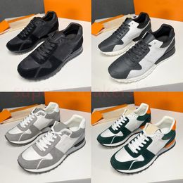 Designer RUN AWAY Sneakers Herrenschuhe Kalbsleder Retro Sneaker Fashion Look Outdoor Lauftrainer Spleißen Styling Schuhe Größe 38-45