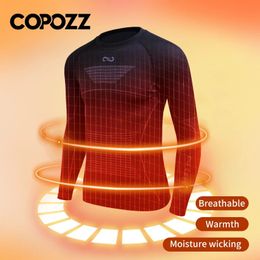 Other Sporting Goods COPOZZ Winter Quick Dry Thermal Underwear Men Female Ultra Soft Skiing Warm Long Johns Ski Thermal Underwear Set For Women 231013