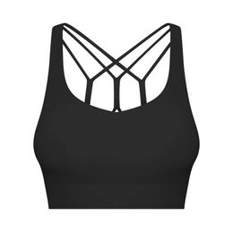 Yoga Outfit Outfits Backless Crop Tank U-back Soft Workout Gym Bras Women Racerback Tanks Sexy Sports Sleeveless Shirt Athletic Tops7igl