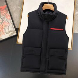 Designer Brand Men's Vests Down Coats Autumn Winter Windproof Warm Adventure Gilet Sleeveless Classic Men Women Casual Fashio221u