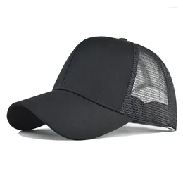 Ball Caps Fashion Baseball Cap Women Breathable Men Summer Mesh Sports Mens Hat For Teens Outdoor Snapback