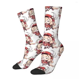 Men's Socks Genshin Klee Chibi Impact Men Women Windproof Novelty Spring Summer Autumn Winter Stockings Gift