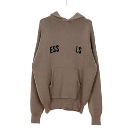 Essentialclothing Designer Hoodie Original Quality Sweater Pullover Sweatshirts Long Sleeve Knitted Mens Women Fashion Letter Print S M L Xl