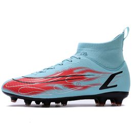 Children's High Top Football Boots Youth Kids AG TF Soccer Shoes Professional Training Shoes for Woman Man