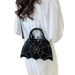 Evening Bags Louatui Halloween Bat Shoulder For Women Punk Dark Style Handbag Crossbody Bag Versatile Casual Messenger