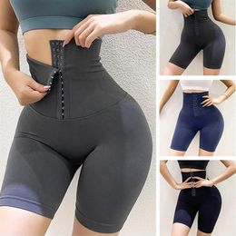 Women's Shapers Sweat Sauna Pants Body Shaper Slimming Thermo Shapewear Shorts Waist Trainer Tummy Control Fitness Leggings W313J