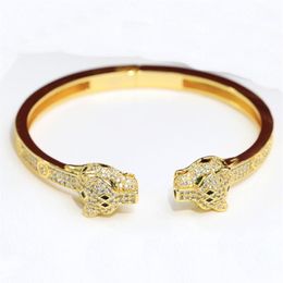 Jewellery customization highest counter quality advanced Bangle brand designer 18k gilded fashion panthere series clash trinity with213G