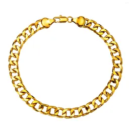 Anklets Chunky 7mm Cuban Link Chain Gold Color/White Colour Anklet 9 10 11 Inches Ankle Bracelet For Women Men Waterproof