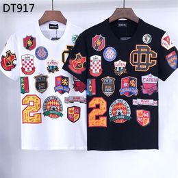 DSQ PHANTOM TURTLE Men's T-Shirts 2023 New Mens Designer T shirt Italy fashion Tshirts Summer T-shirt Male Soft and Comfortab275T