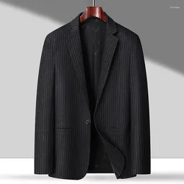 Men's Suits 2023 Autumn Plus Size 7XL 8XL Casual Business Blazers Loose Male Clothing Classic Simple Single Coat Jacket