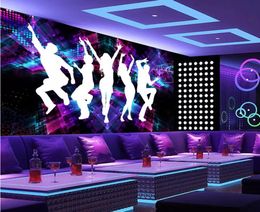 Custom Photo Wallpaper Large Wall Painting Background Wall Paper Madden Dance Cool Bar KTV Sexy Beauty Mural