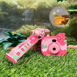 Wild Dinosaur Projection Camera Cartoon Keychain Pendant Cute and Fun Doll Machine Small Gift Fun Keychain
