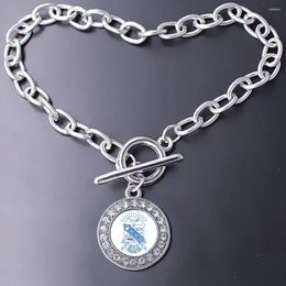 Charm Bracelets Design Enamel Metal Pendant Bracelet BETA PHI SIGMA Label Greek Society Sorority Jewelry Bangle