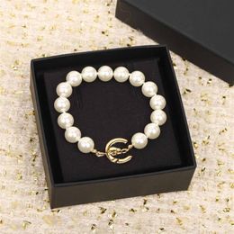 2022 Top quality Charm pendat necklace and bracelet with nature shell beads in 18k gold plated have box stamp PS7158A3287