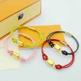 Europe, the United States and South Korea selling retro personality ladies all fashion bracelet trend simple rope 4 colors