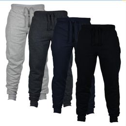 Men's Casual Sweat Pants Jogger Harem Trousers Slacks Wear Drawstring Plus Size Solid Mens Joggers Pants Slim Fit Pants Men S2372