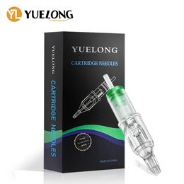 Tattoo Needles YUELONG 20pcs Tattoo Cartridge Needles 5 7 9 11 13 15M1 Safety Membrane Tattoo Needle for Cartridge Tattoo Machines Pen Needle 231013