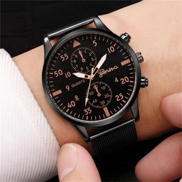 Wristwatches Luxury Man Watch 2023 Fashion Multi Dial Rose Gold Male Electronic Watches Men Stainless Steel Top Selling Gift Orologi Uomo