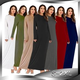 Ethnic Clothing 2023 Muslim Abayas For Women Dubai Turkey Modal Cotton Shirt Eid Dresses Female Ramadan Abaya Femme Islam Abayat