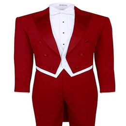 mens suit 3 piece black tuxedo tails tailcoat vest formal pants slim fit navy suit for wedding bussiness289b