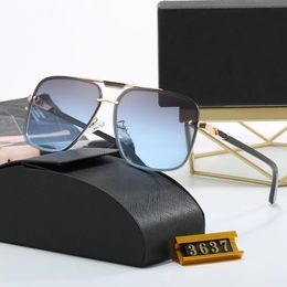 Men Sunglasses Designer Sunglasses Women Metallic Frame Black Polarized Classic Luxury Sunglasses Driving Shades Beach Male Eyeglasses Sun Glasses 6 Color 36371