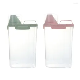 Dog Apparel Pet Grain Storage Container Sealed Box Bird Seed Dispenser With Measuring Cup