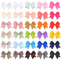 Candy Colour Baby Bow Ribbon Hair Clip Hair Bows Brand New Hair Accessories Barrettes Headwear Christmas Gifts For Girls 2811