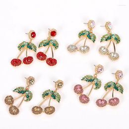 Dangle Earrings Bohemian Red Beads Tassel For Women Big Cute Fruit Fringe Drop Long Wedding Jewellery Wholesale