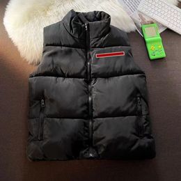 Mens Vests Coat Jacket Dwon Bomber Coats Sleeveless Winter Puffy Hoody Fashion Jackets Vest293Y