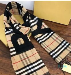 scarf Winter women and men long Scarf quality Headband fashion classic printed Cheque Big Plaid Shawls