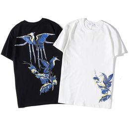Fashion Bird Printing Mens Design T Shirt Short Sleeve High Quality Men Women T Shirt Hip Hop Tee Tops247U