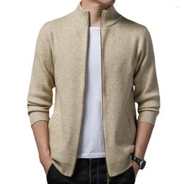 Men's Sweaters High Quality Cardigan Sweater Autumn/Winter Knitted Korean Edition Business Fashion Coat Knit M1043