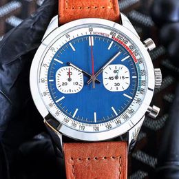 Quartz chronograph classic mens watch u1top designer watch 43mm highquality diving luminous sapphire waterproof sports Montre Classic mens luxury Montres