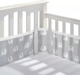 Bed Rails 2piece baby nursery breathable crib bumper soft cushion around protection pillow born bed decoration 231013