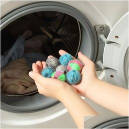 Other Laundry Products 6 Pieces Random Colour Magic Pet Hair Removal Ball Fleece Cleaning Home Inventory Wholesale Drop Delivery Gard Dhyja