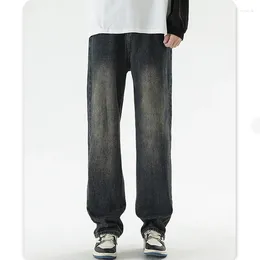 Men's Jeans Fall Vintage All-in-one Straight Leg And Pants