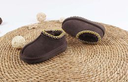 Toddler Tasman Ii Slippers Kids Tazz Baby Shoes Chesut Fur Slides Sheepskin Shearling Classic Ultra Mini Boot Winter Mules Wool tgu85