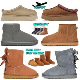 Ugg pantoufle ugglie Australie uggz botas ugglis Designer Lies Tasman Tazz Slippers Australian Boots uggss Australia Bottes【code ：L】 Ug Ultra Mini Fluffy Slipper Platform Slippers