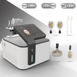 6 Pads Facial Muscle Electromagnetic Sculpting Eye Bag Wrinkle Removal Skin Tightening Machine Ems RF PE Face Facial Revolution Beauty Machine For Salon