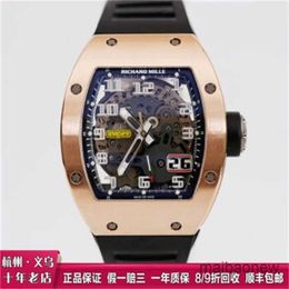 Automatic Watch Tourbillon Swiss RM1102 Titanium NTPT RichareMill Band Diamond Set y Automatic Mechanical wristwatch Luxury watches mens TXBG with Logo