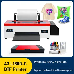 Transfer Printer With Roll Feeder DTF Direct To Film Print A3 For Tshirt Hoodies Impresora