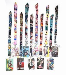 Cell Phone Straps & Charms Holder Japanese Anime Cosplay Cartoon Neck Strap Lanyards ID Badge Card Keychain Whollesale Gift For Girl #021