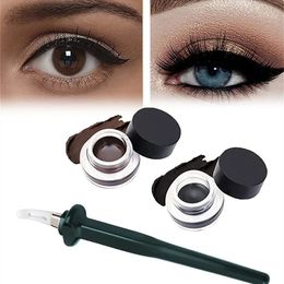 Eye Shadow Liquid Eyeliner Easy To Colour Long Lasting Eyeliner Gel Reusable Silicone Eyeliner Brush Beginer Soft Eye Shadow Makeup Cosmetic 231016