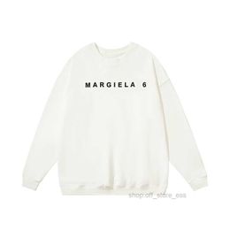 Maisons Margiela Mm6 Hoodie & Sweatshirts Style Sweater Inverted Numbers Scrambled Irregular Quadrangle Label Fashion Belgium 10 KWIK