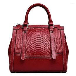 Evening Bags Luxury Fashion Alligator Women Handbags Genuine Leather Ladies Shoulder Female Brand Real Natural Crossbody Bag