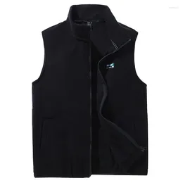 Men's Vests Autumn Winter Shaker Waistcoat Sleeveless Jacket Loose Plus Size Fleece Vest Warmth 12XL 11XL 10XL For Men Oversize