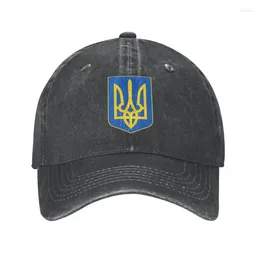 Ball Caps Fashion Cotton Coat Of Arms Ukraine Baseball Cap Women Men Breathable Dad Hat Performance