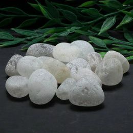 Decorative Figurines 10-20mm 100g Unpolished Clear QuartzGravel White Crystals Natural Stones Minerals Aquarium Decoration Ornaments For