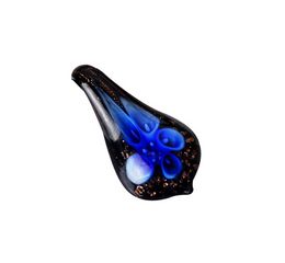 Pendant Necklaces Waterdrop Shape Inner Flower Lampwork Glass Pendants Drop Murano Mixed Color Necklace For Girl Womens Jewelry